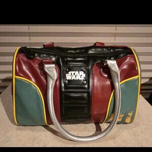 Star Wars Boba Fett Helmet Style Travel Bag Handbag Bowler Purse 2014
